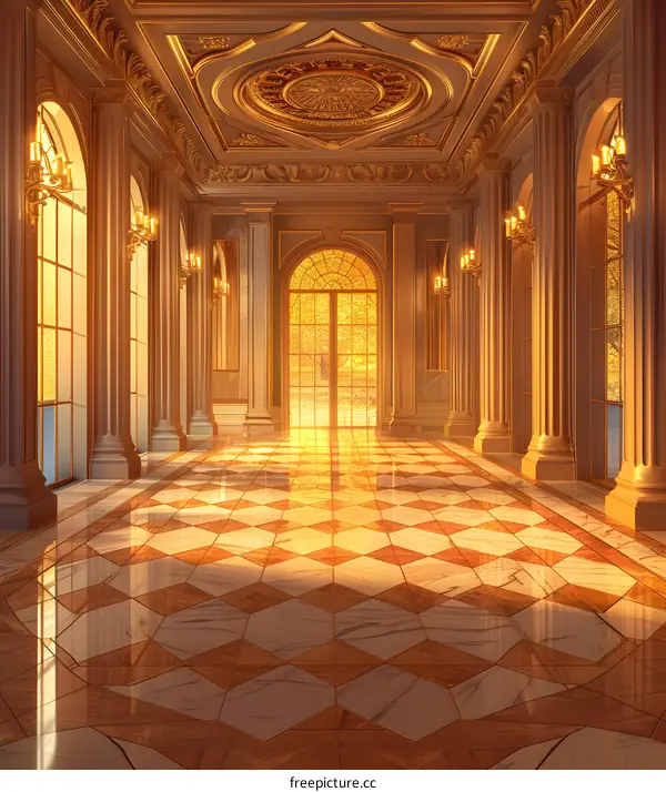Golden Hallway