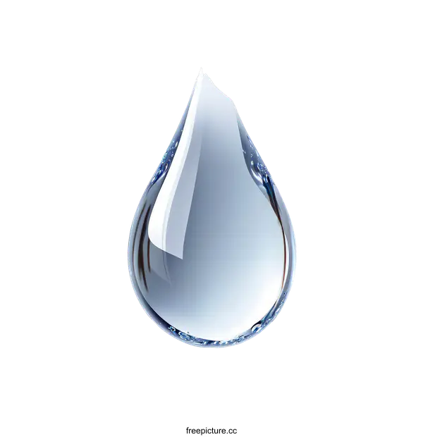 [Transparent Background PNG]Beautiful Water Droplet Illustration