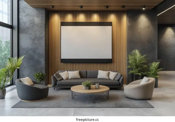 Modern Contemporary Office Lobby Interior Design