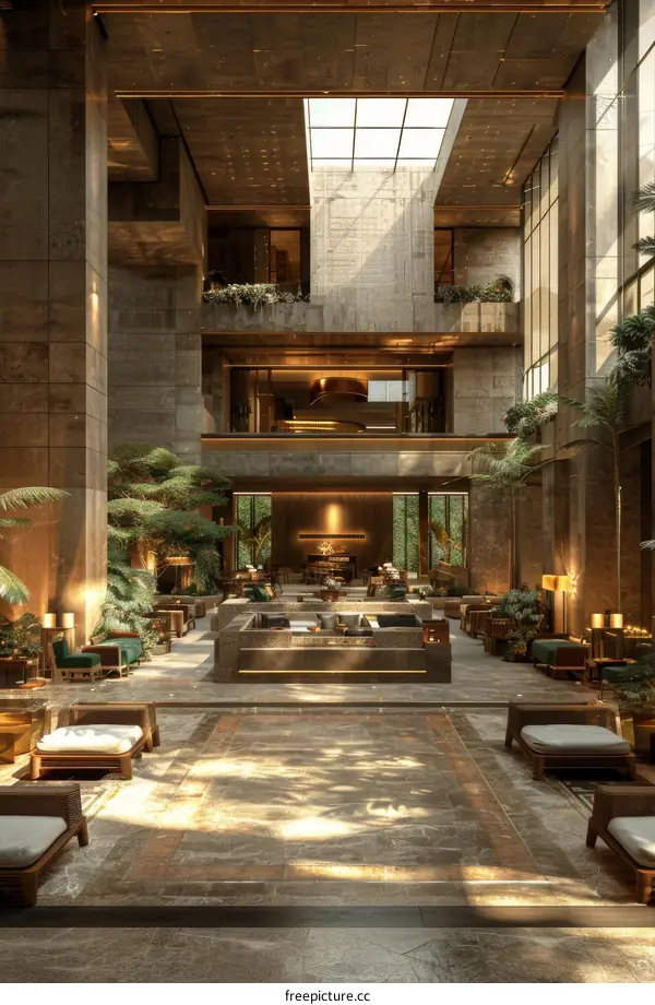 Modern Hotel Lobby Interior Design: Luxury and Comfort