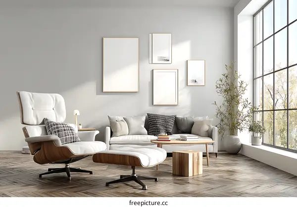 Modern Minimalist Living Room Interior Design