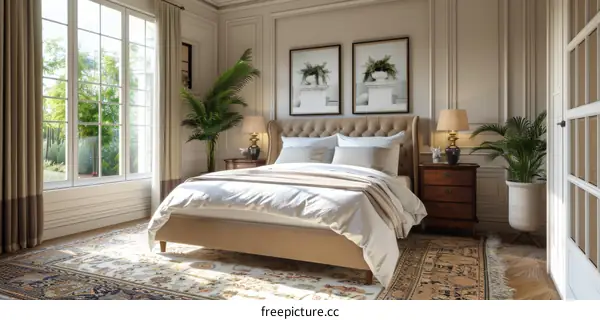 Elegant Classic Bedroom Interior Design