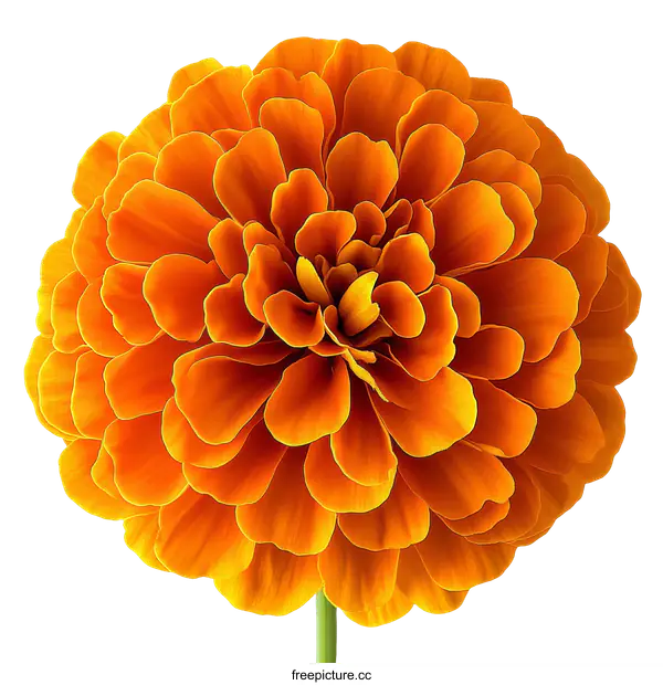 [Transparent Background PNG]Close Up of an Orange Flower