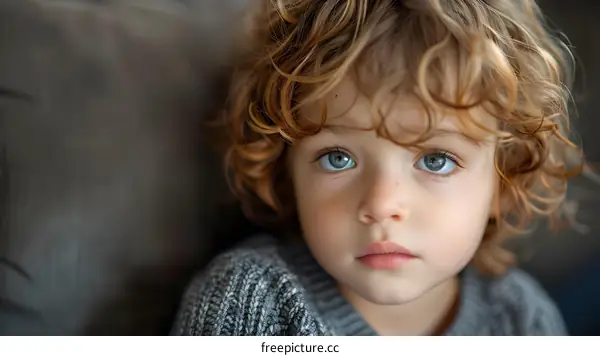 Portrait of a cute redheaded boy