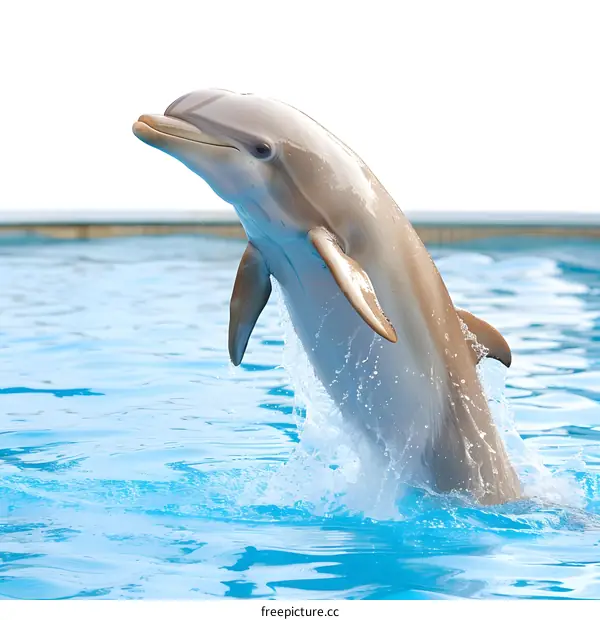 Dolphin Jumping Out of Water