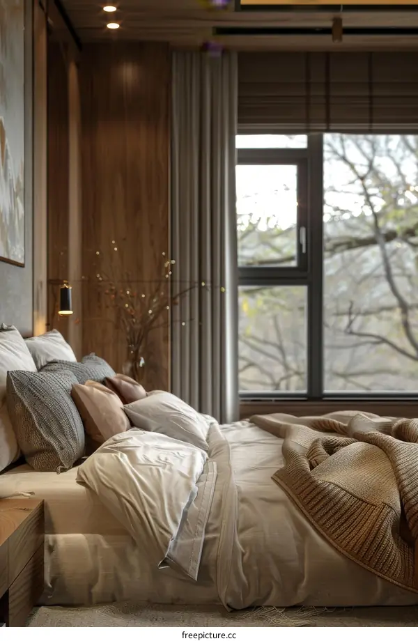 Cozy Bedroom Interior Design with Natural Light