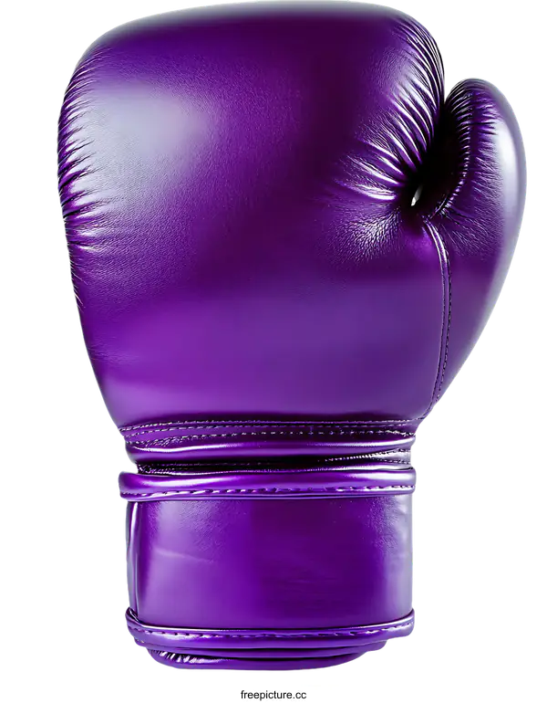 [Transparent Background PNG]Purple Boxing Glove Isolated on White Background