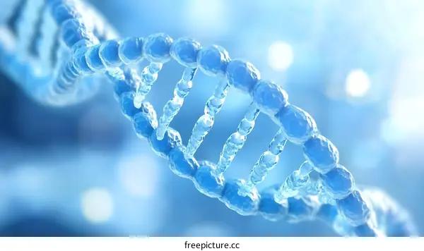 Abstract DNA Structure Illustration