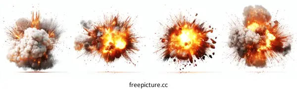 Explosion Effects Set for Design