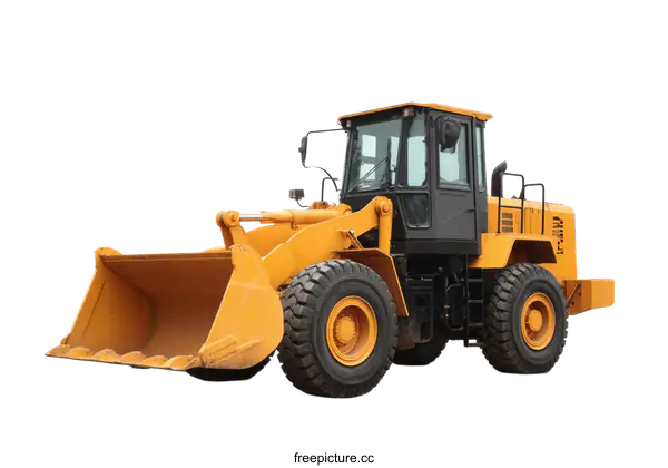 [Transparent Background PNG]Heavy Duty Construction Wheel Loader