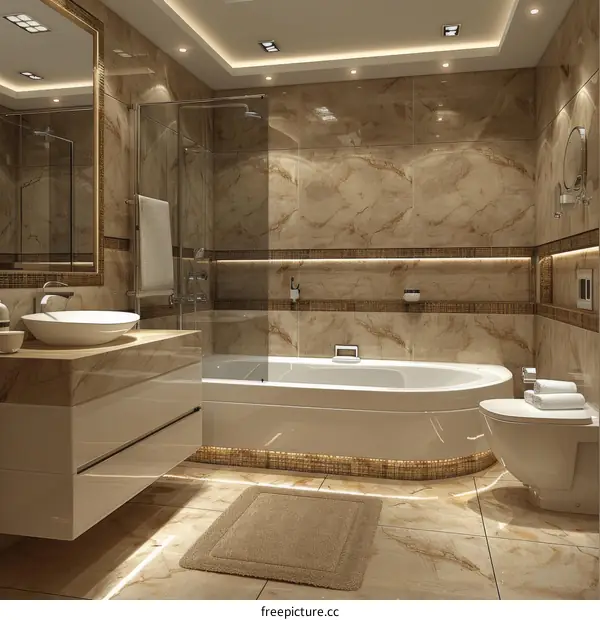 Modern Luxury Bathroom Interior Design