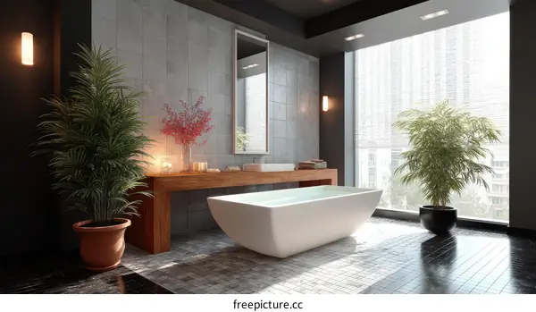 Modern Stylish Bathroom Interior Design