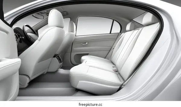 Interior View of a Modern Sedan
