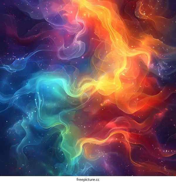 Colorful abstract painting