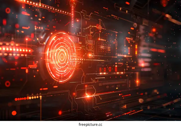 futuristic technology background