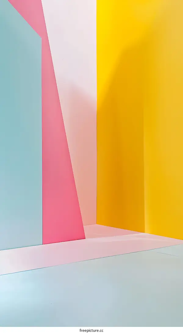 Abstract Colorful Geometric Shapes Background