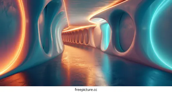 Futuristic Sci-Fi Corridor