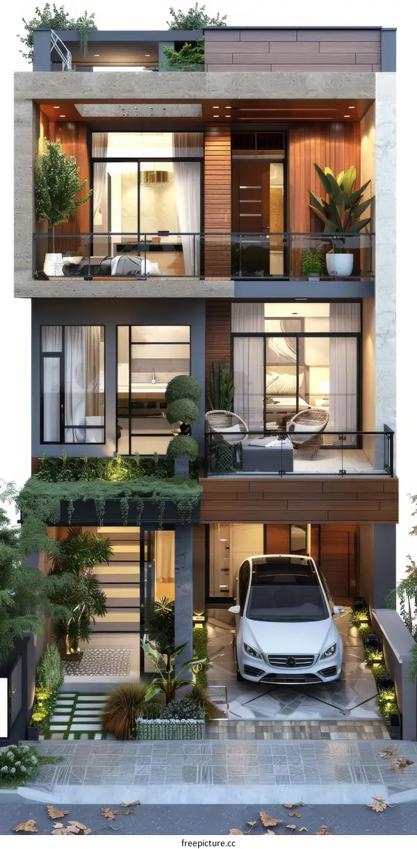 Modern Minimalist Villa with Luxurious Amenities