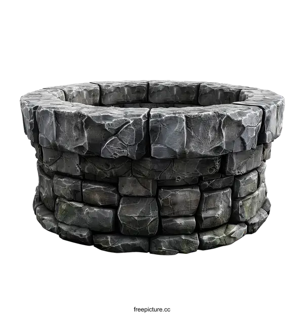 [Transparent Background PNG]Stone Well 3D Model