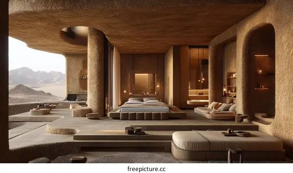 Desert Oasis Modern Suite Interior Design