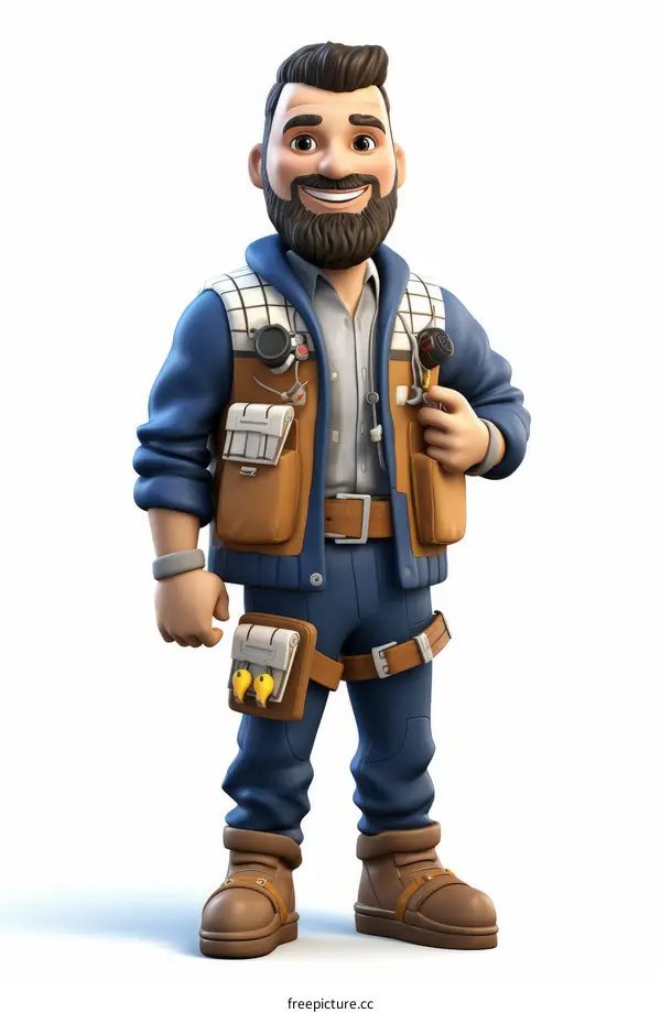 fisherman holding a fishing rod and a fish