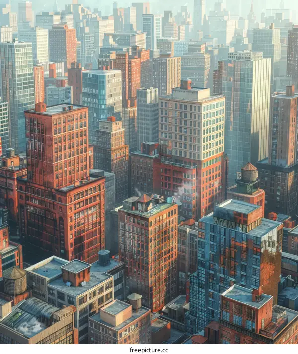 Metropolis of Brick and Glass