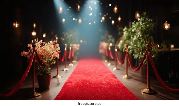 Red Carpet Event Celebration Area