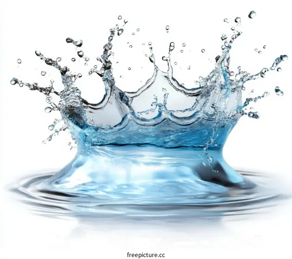 Water Splashing in the Air