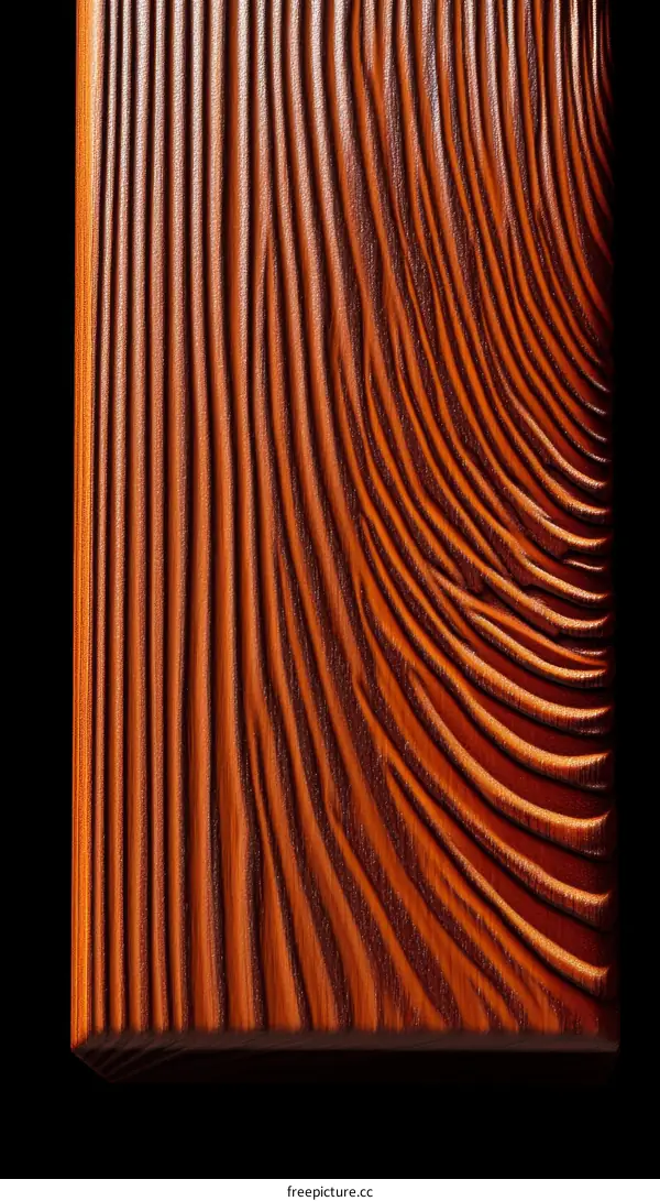 Close Up View of Wood Grain Texture