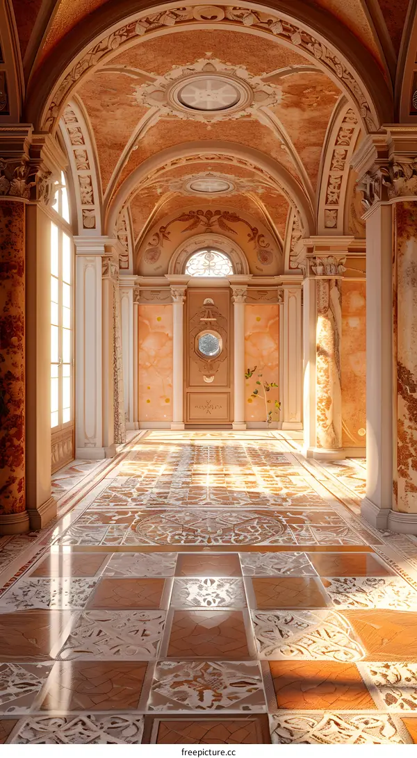 European classical palace interior