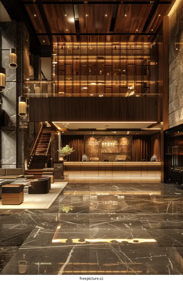 Luxurious Hotel Lobby Interior Design