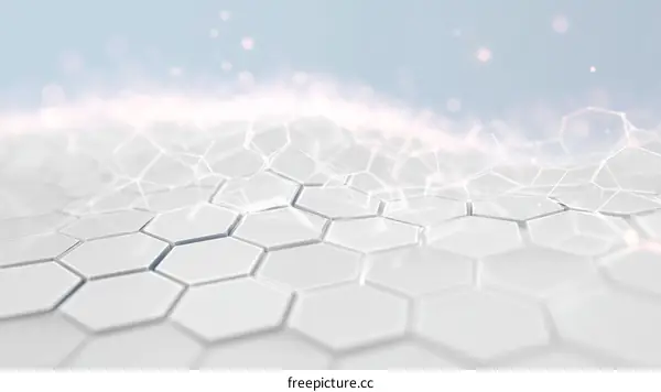 Abstract Hexagonal Geometric Pattern Design