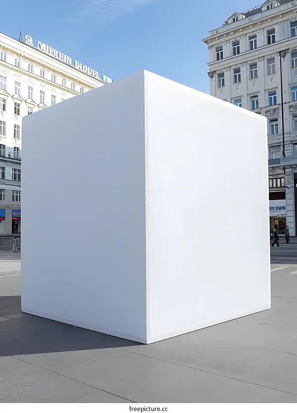 White Cube Structure in Urban Setting