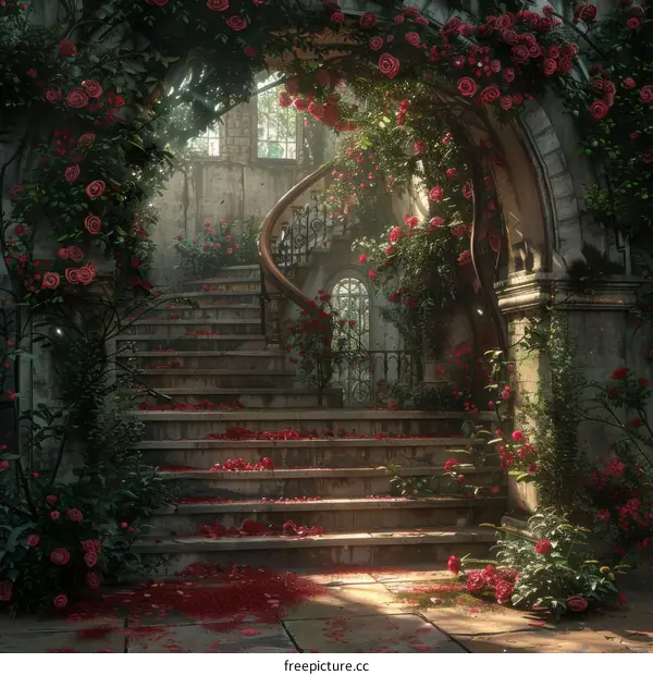 Stairway to the Rose Garden