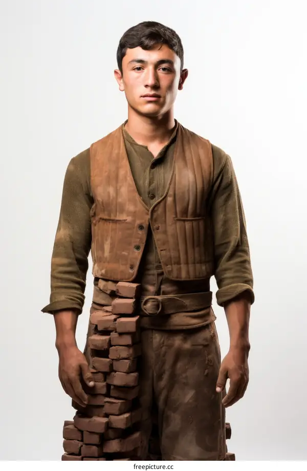 Young Migrant Bricklayer