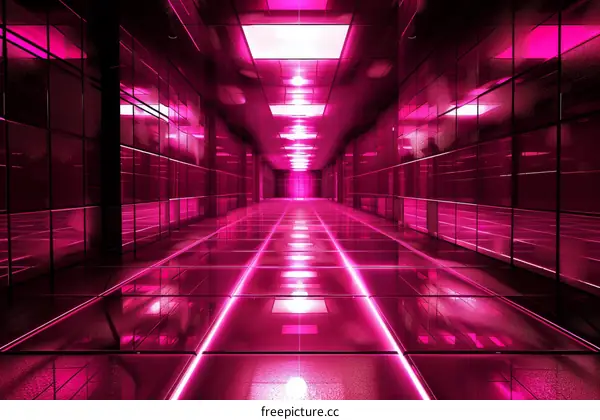Pink Sci-Fi Corridor