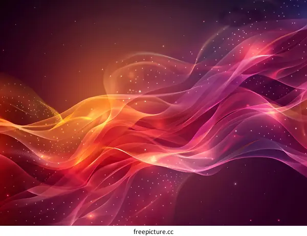 Wavy colorful abstract background