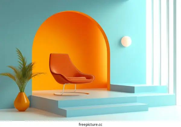 Modern Minimalist Interior Design Scene