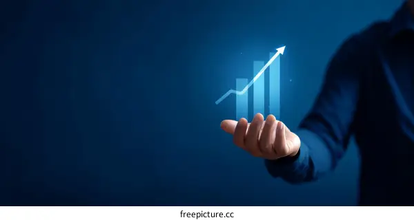 Business Growth Chart in Hand