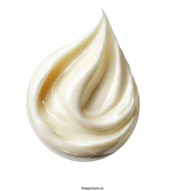 [Transparent Background PNG]Creamy Skin Care Product Texture