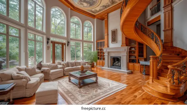 European style luxury living room interior design