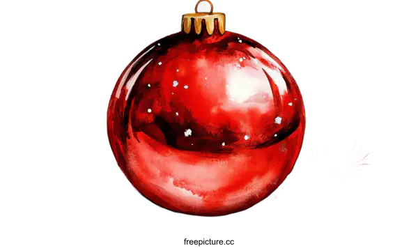 [Transparent Background PNG]Watercolor Christmas Ornament Illustration