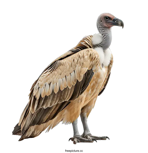 [Transparent Background PNG]Close up of a vulture