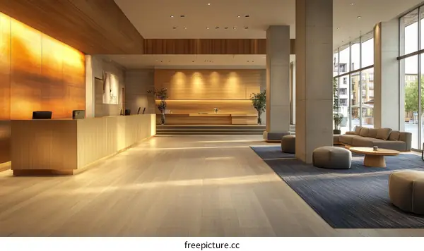 Modern Hotel Lobby Interior Design