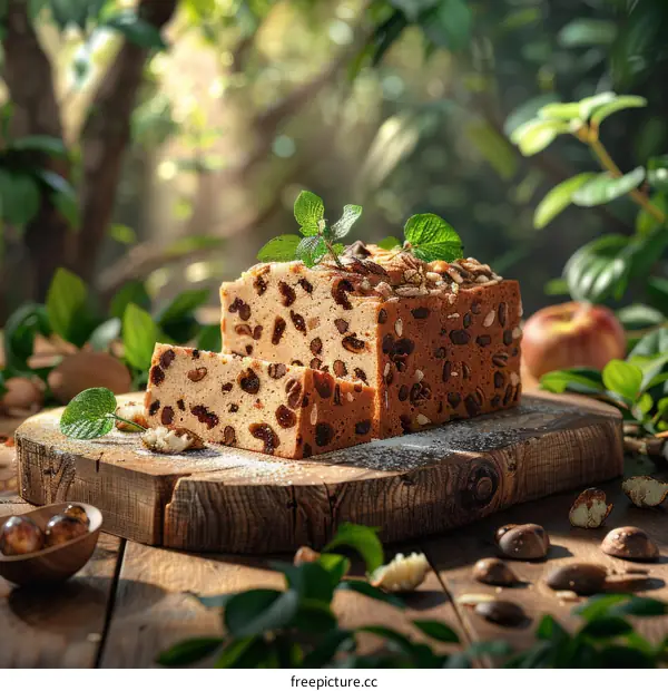Wholesome Fruit Bread with Raisins, Walnuts, and Pecans