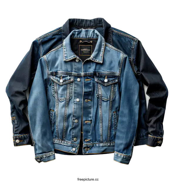 [Transparent Background PNG]Denim jackets on transparent background
