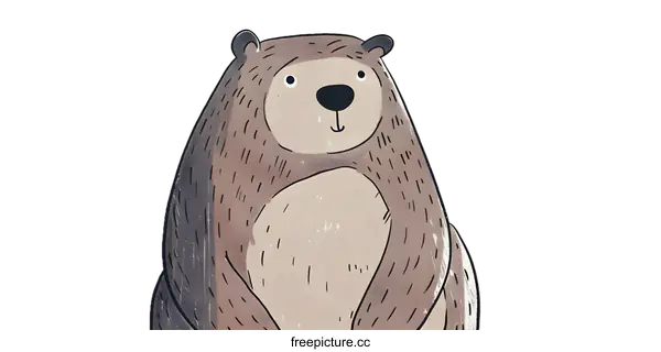[Transparent Background PNG]Cute Cartoon Bear Illustration