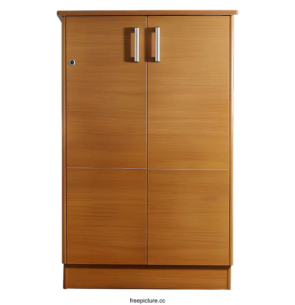 [Transparent Background PNG]Wooden Cabinet with Two Doors