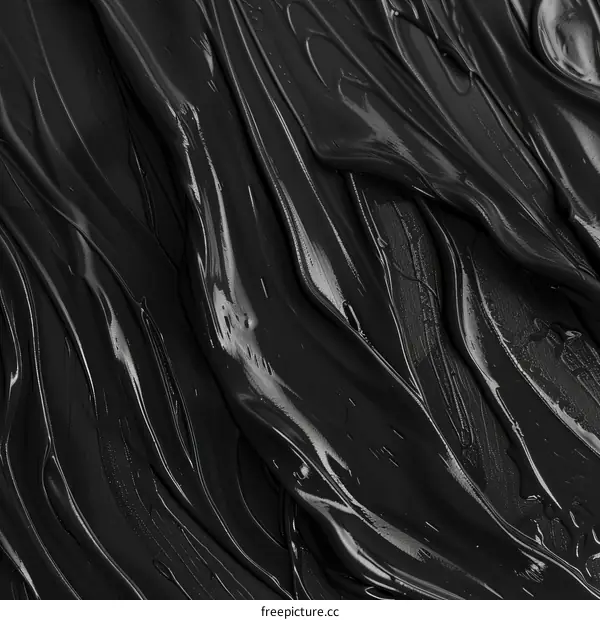 Black oil paint texture