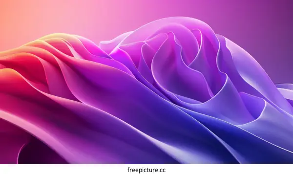 Colorful abstract waves background
